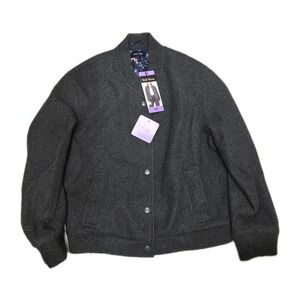 Well Worn Women's Bomber Buttom Up Jacket XS
